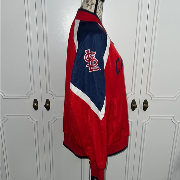 Starter Women's St. Louis Cardinals Touchdown Raglan Full-Zip Track Jacket, XL - Picture 7 of 13